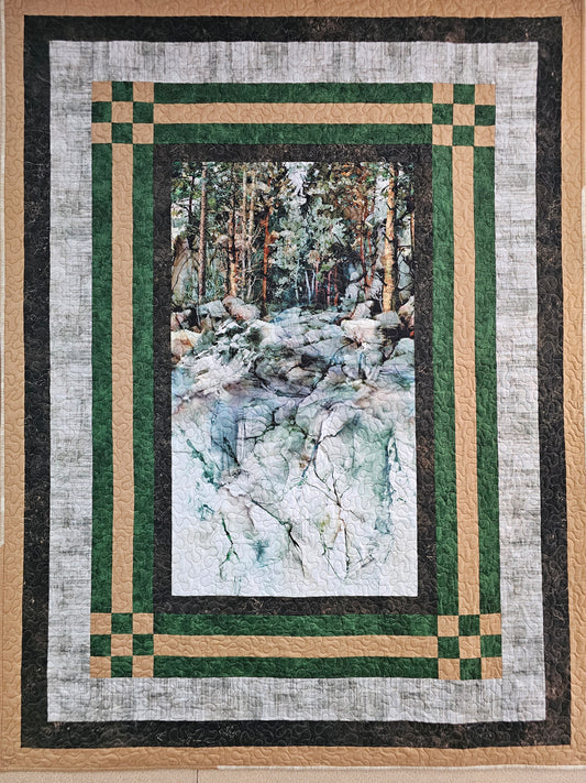Lone Wolf Quilt Kit - Stellar View pattern