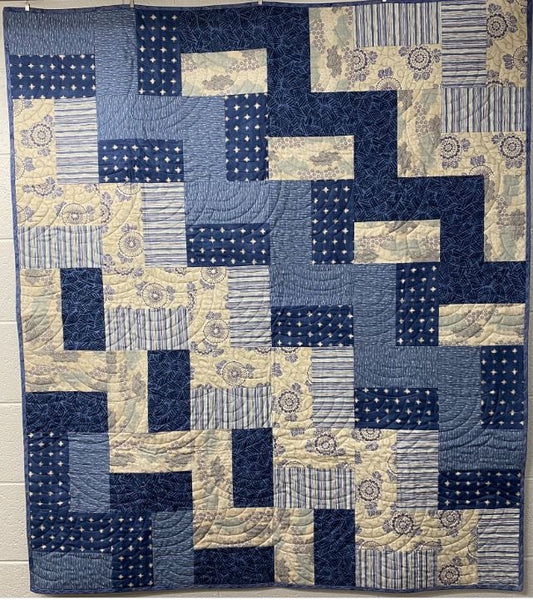Stepping Up Quilt Pattern - downloadable
