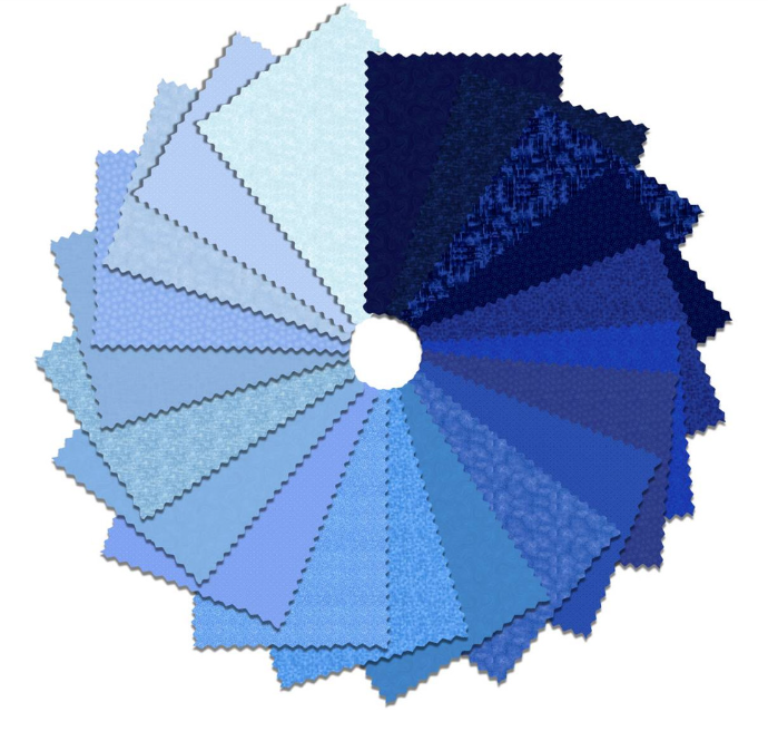 I've Got Hue Babe - Blue 10" squares