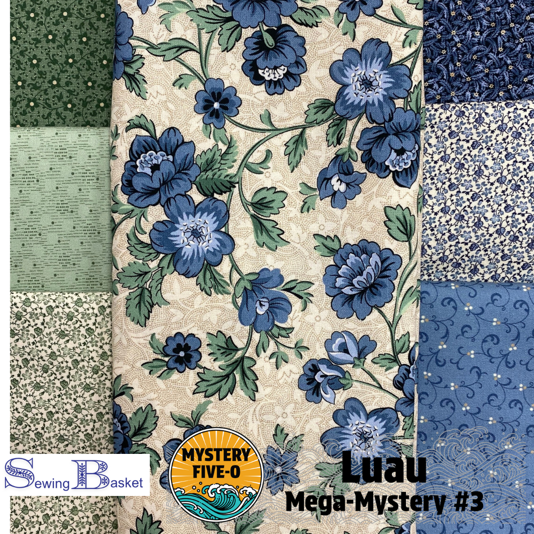 M50 Quilt Kit – Luau / Blue and Green