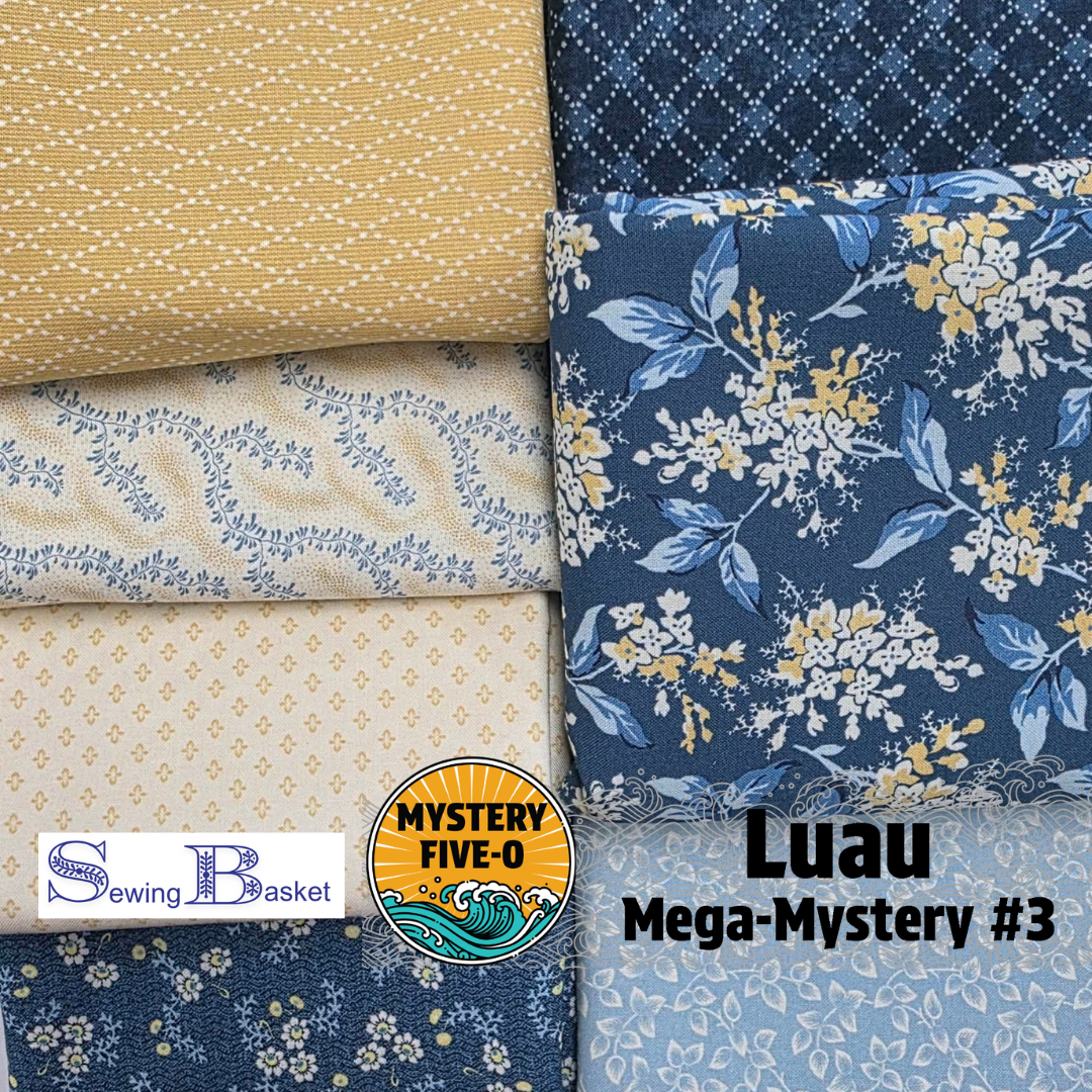 M50 Quilt Kit – Luau / Blue and Yellow