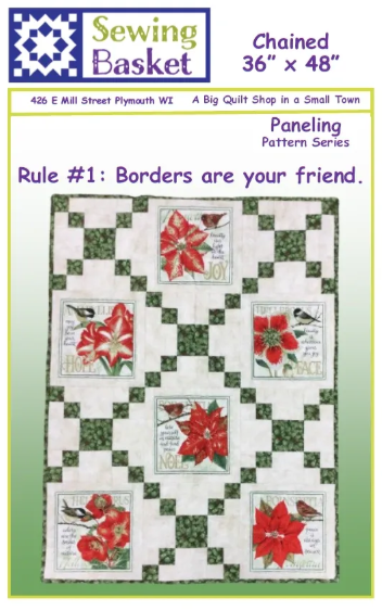 Chained - wall hanging or small quilt
