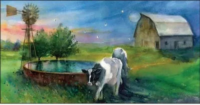 A Night on the Farm Cow Panel