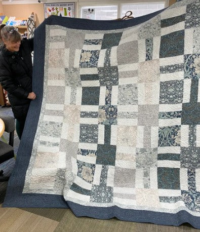 Pattern - Crossroads Quilt - offers 3 sizes - 48 x 55, 70 x 80, 95 x 108