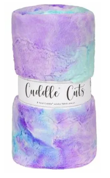 Cuddle Cuts - 2 yards minky fabric precut by Shannon Fabrics - sorbet mermaid