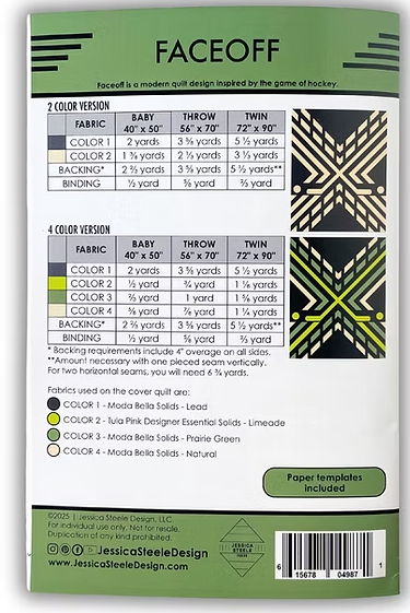 Faceoff Hockey Pattern