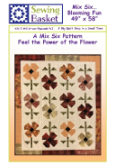 Mix Six - Feel the Power of the Flower throw sized quilt