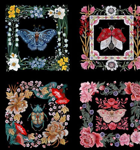 Nocturnal Creatures fabric panel