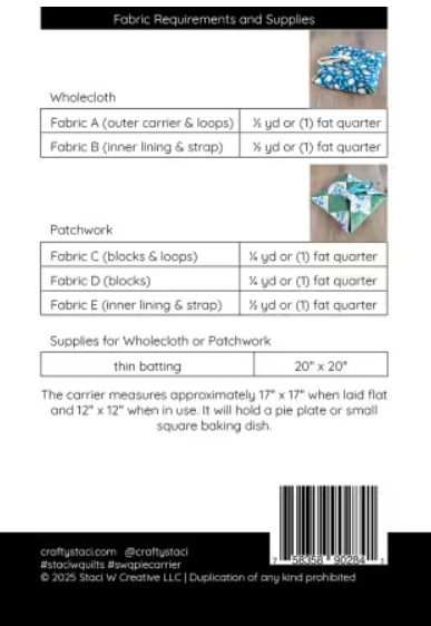 Pie Carrier pattern