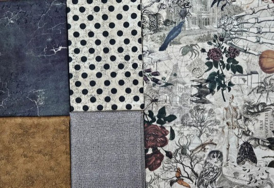 Halloween Ponder - Quilt kit, 57" x 73"