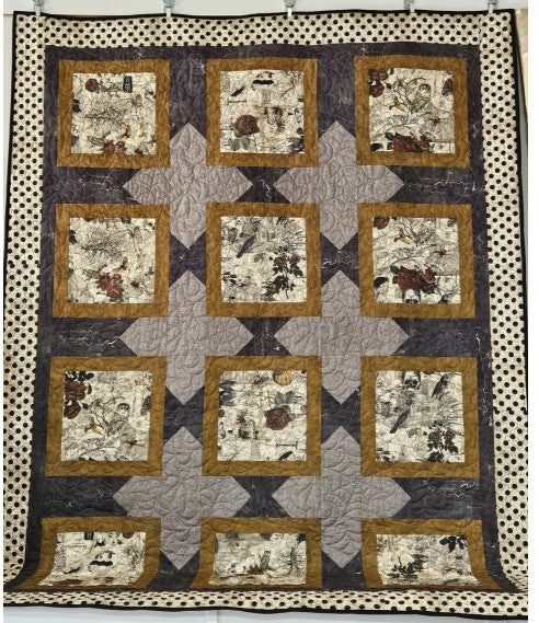Halloween Ponder - Quilt kit, 57" x 73"