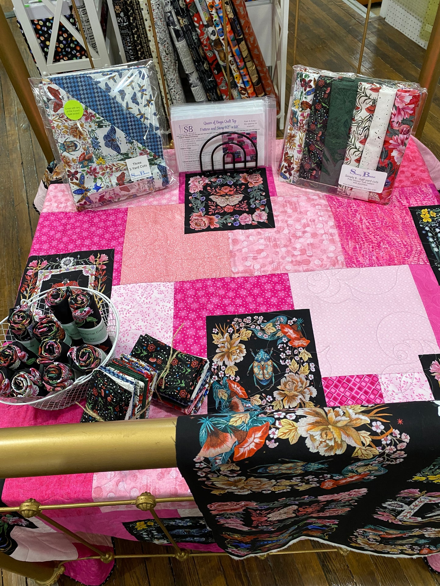 Queen of Bugs Quilt Kit - 62" x 68"