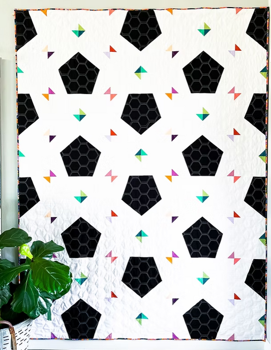 Soccer Party Quilt Pattern - Come in 4 sizes
