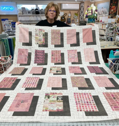 Shadow Box Quilt Pattern - 52"x72"