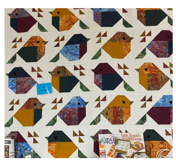 Sparrows quilt pattern - finishes 65" X 71"