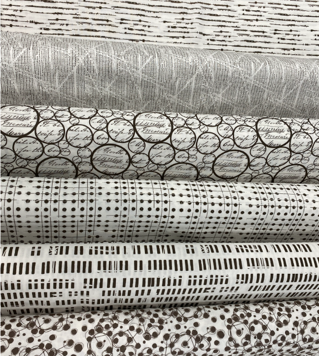 Stamped by Seth Apter - 6 Fat Quarters