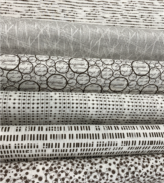 Stamped by Seth Apter - 6 Fat Quarters