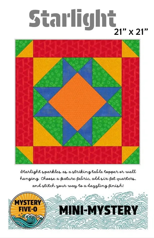 Starlight Table topper pattern - PRINT VERSION