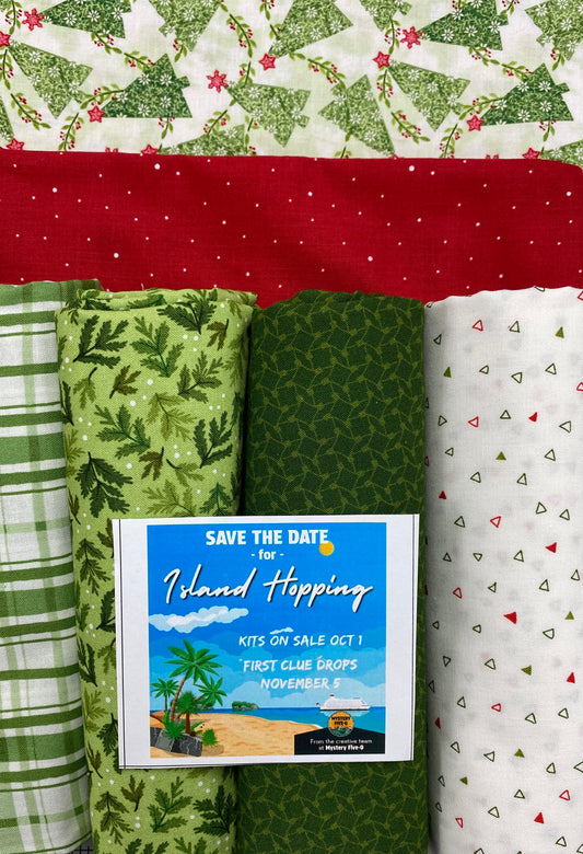 Christmas Trees Island Hopping Mystery Kit