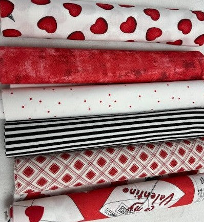 Simply 6 - Half Yard Bundle: Valentines Day