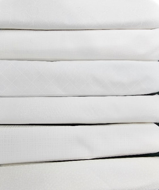 Simply 6 - Half Yard Bundle: White on White 2