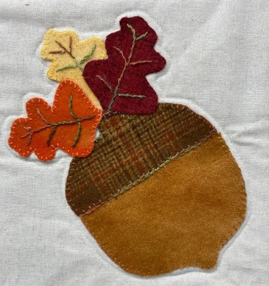 Intro to Wool Applique (by hand), Fridays, September 19, 26 & October 3, 10:00 - 12:00